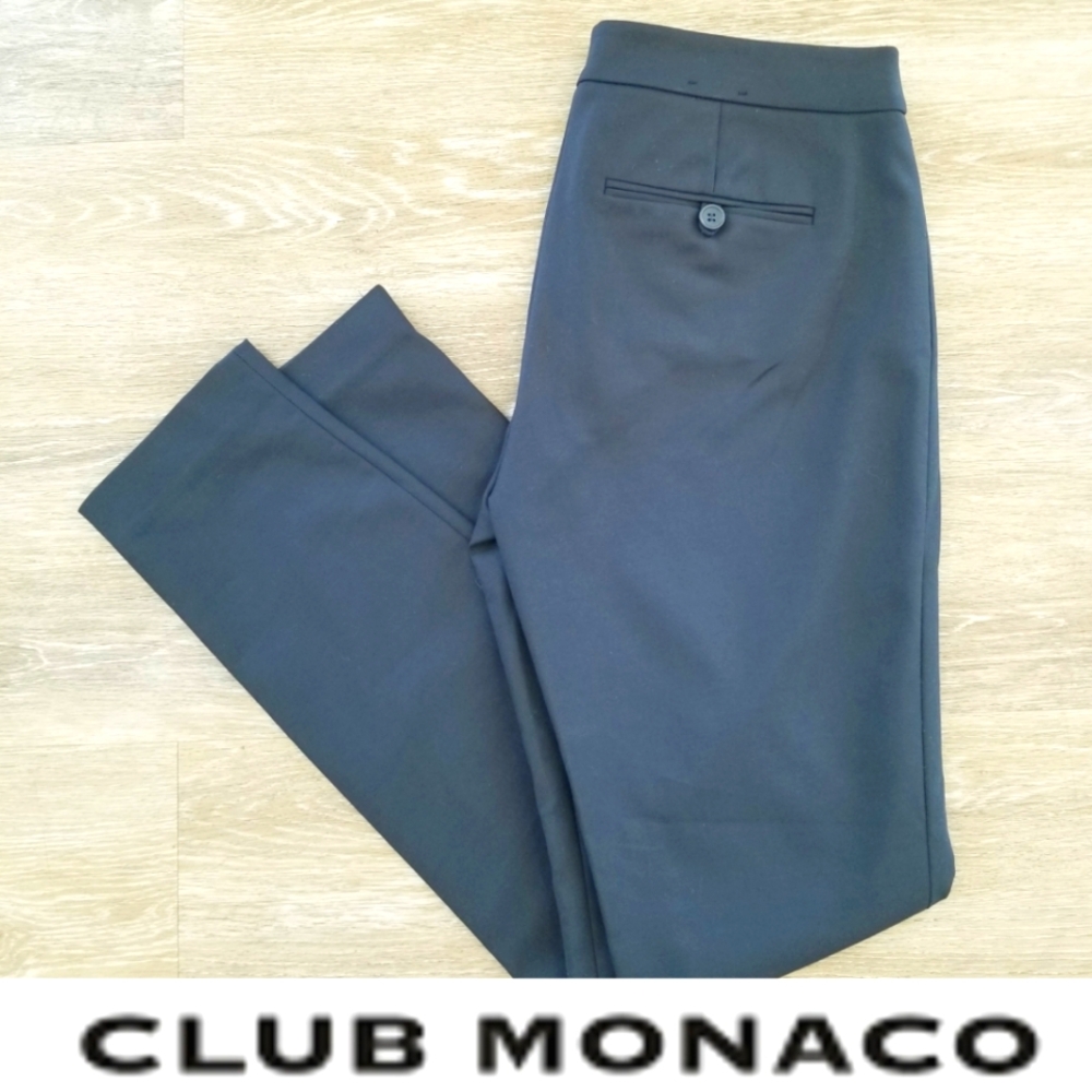 Club Monaco Women's Navy Dress Slacks, Size 6